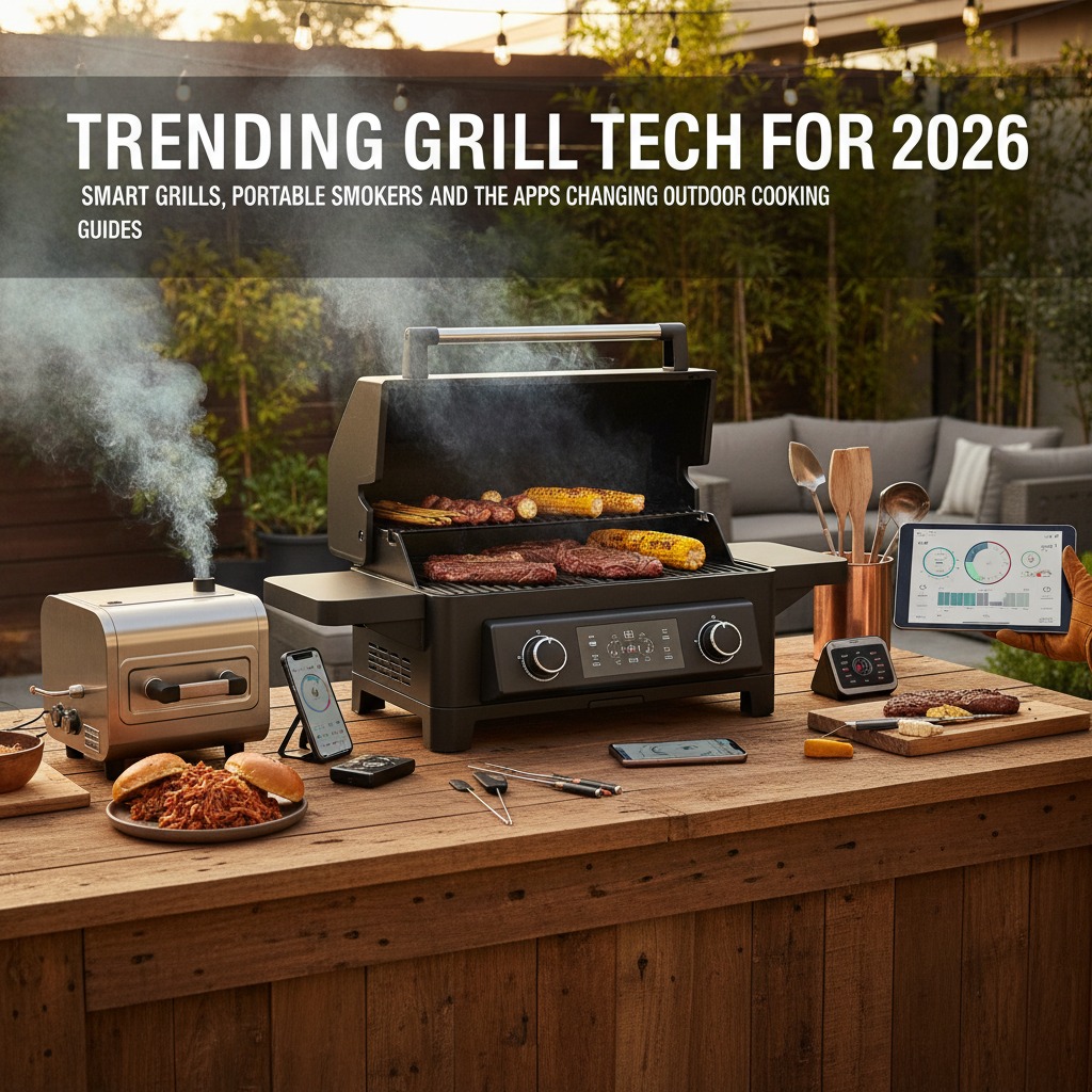 Trending Grill Tech for 2026: Smart Grills, Portable Smokers, and the Apps Changing Outdoor Cooking