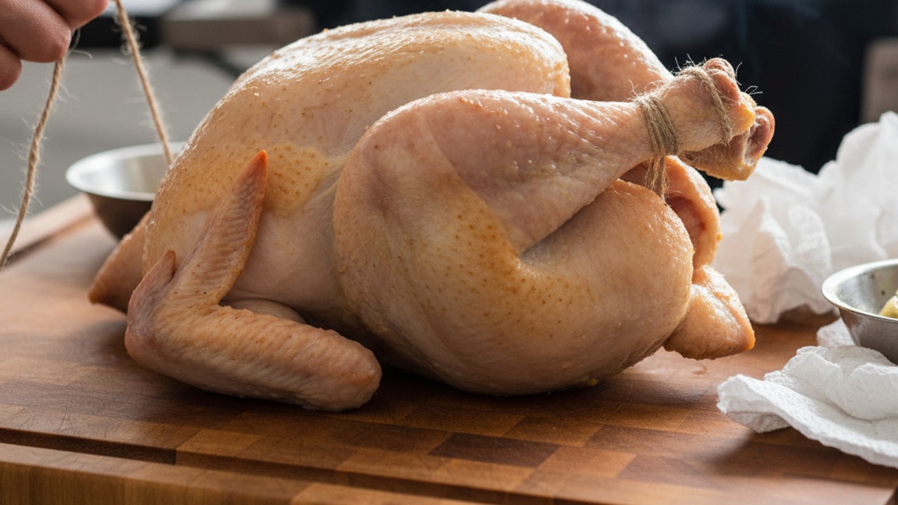 Prepare the chicken and grill