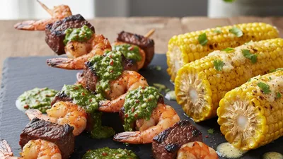 Texas-Style Surf-and-Turf Skewers
