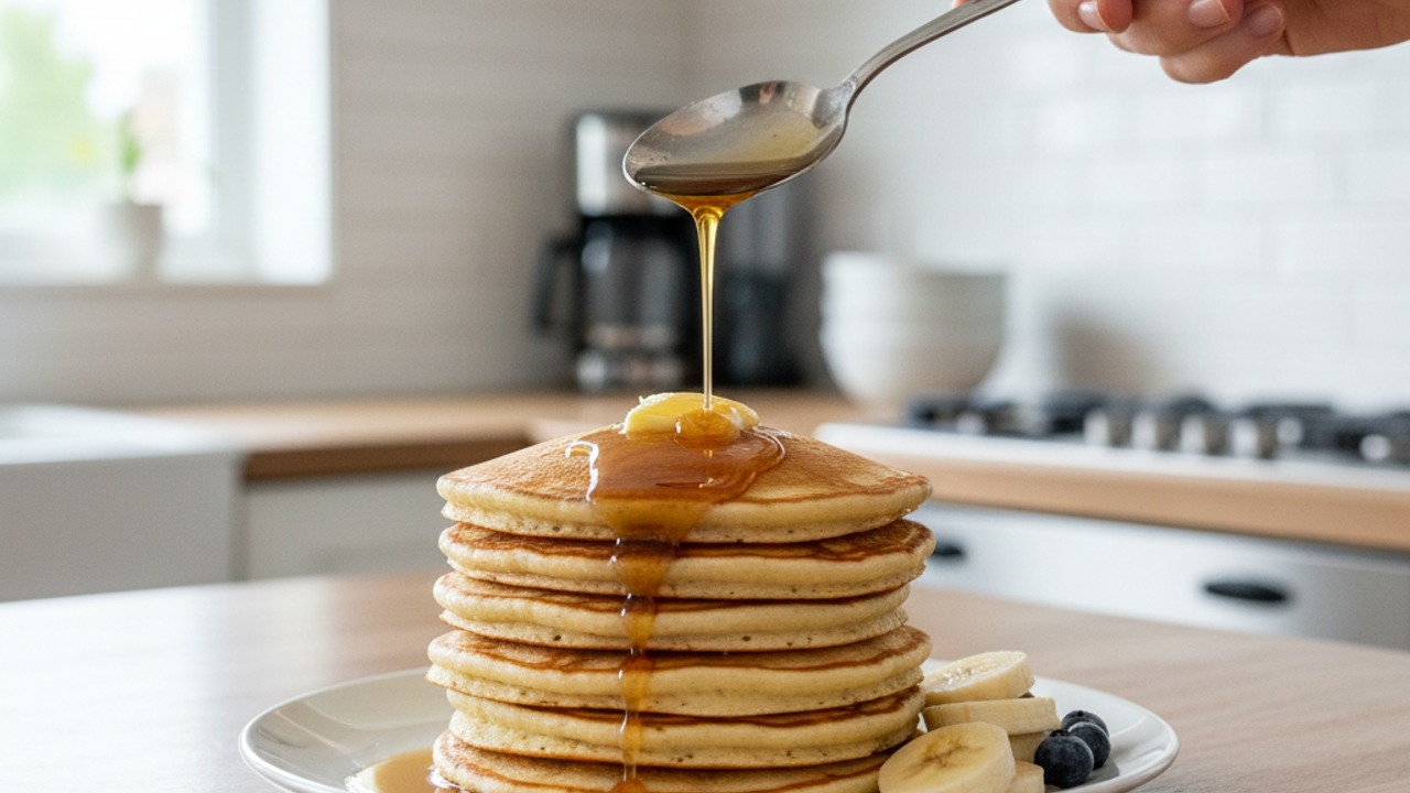 Serve with syrup