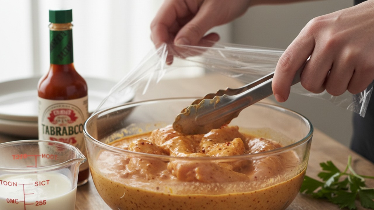 Marinate the chicken