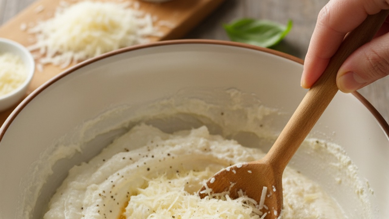 Prepare the ricotta mixture