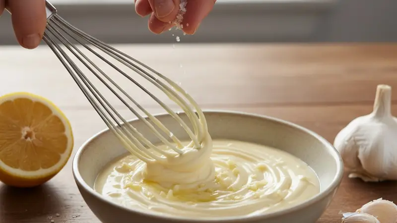 Make the lemon aioli