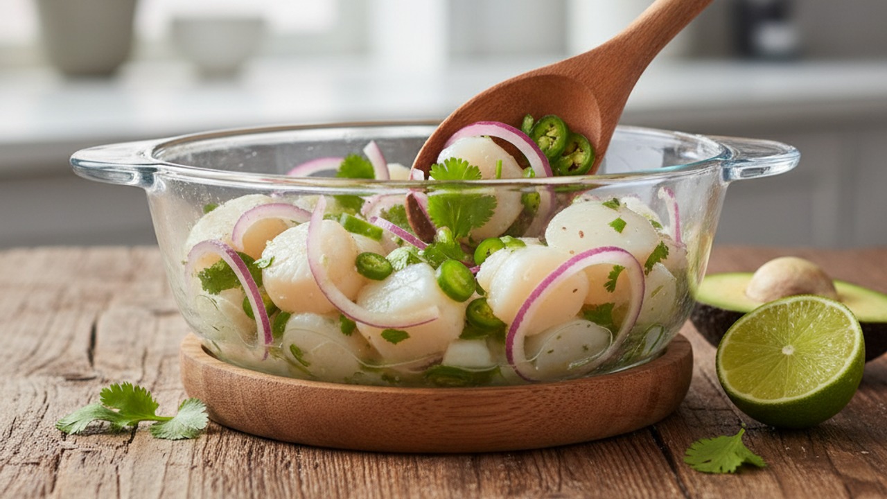 Add aromatics and herb