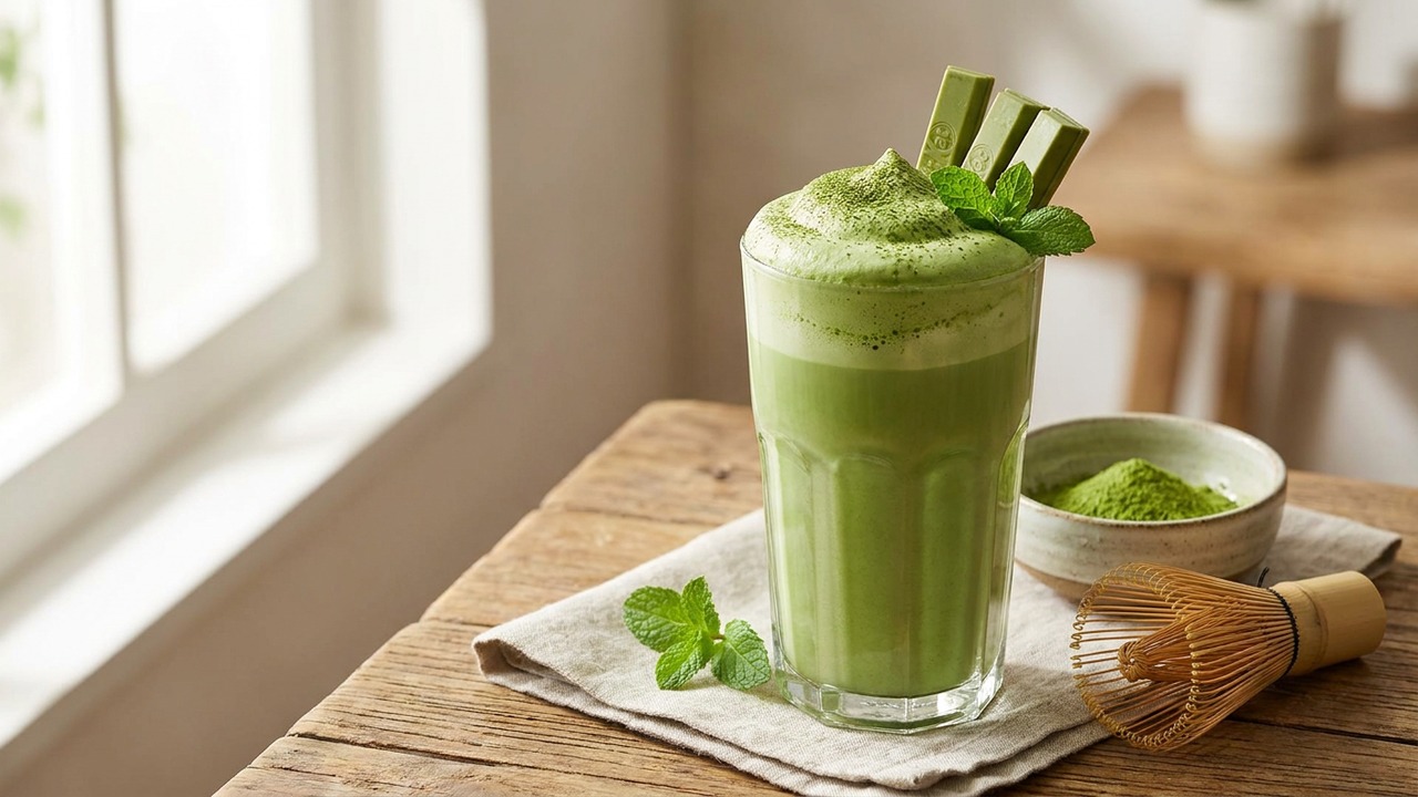 Whipped Matcha Frappe