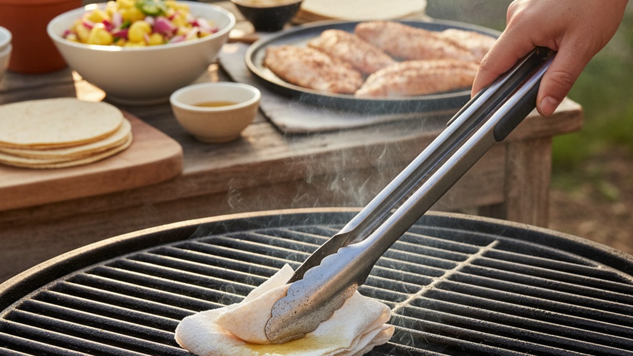 Preheat and prepare the grill
