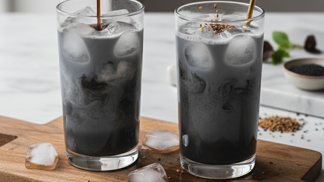 Serve over ice and garnish