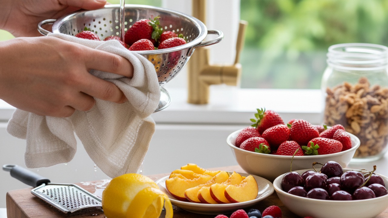 Prep the fruit