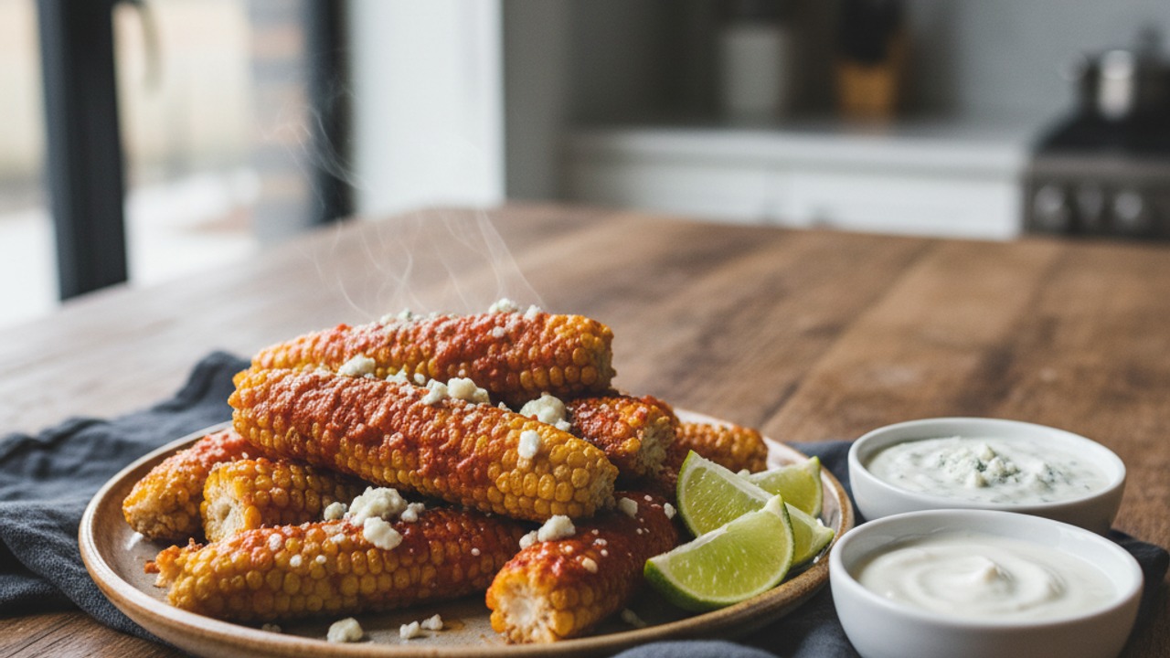 Serve with suggested dips