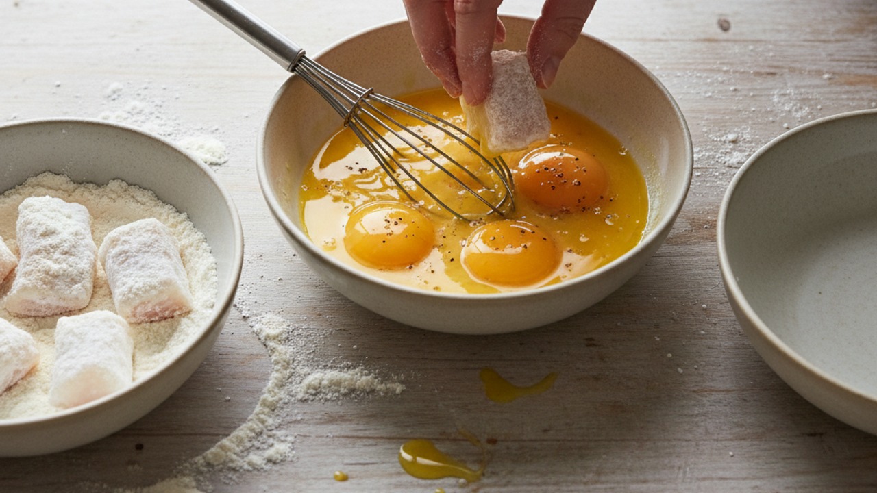 Make the egg wash