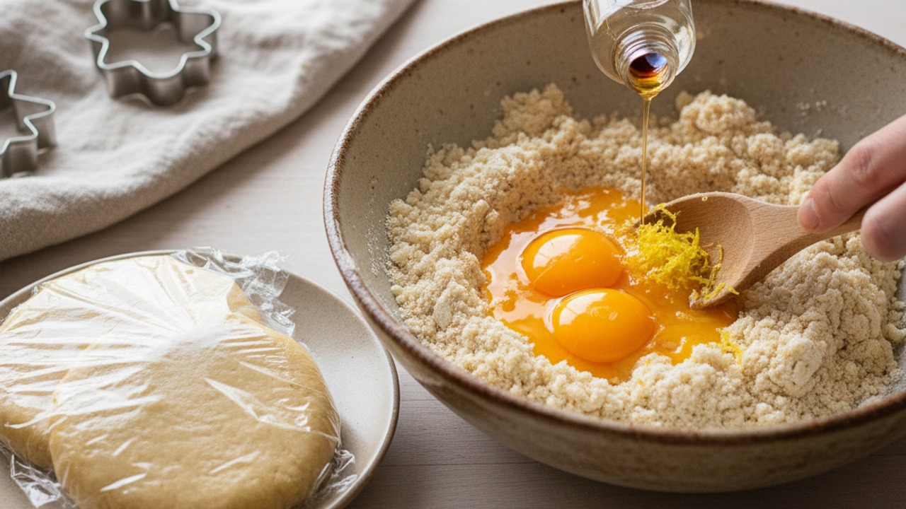 Add yolks and flavor