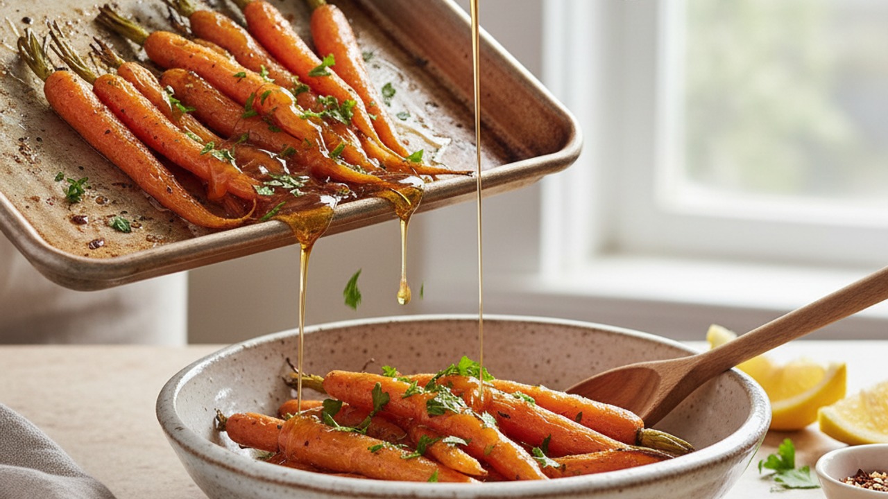 Glaze, finish, and serve