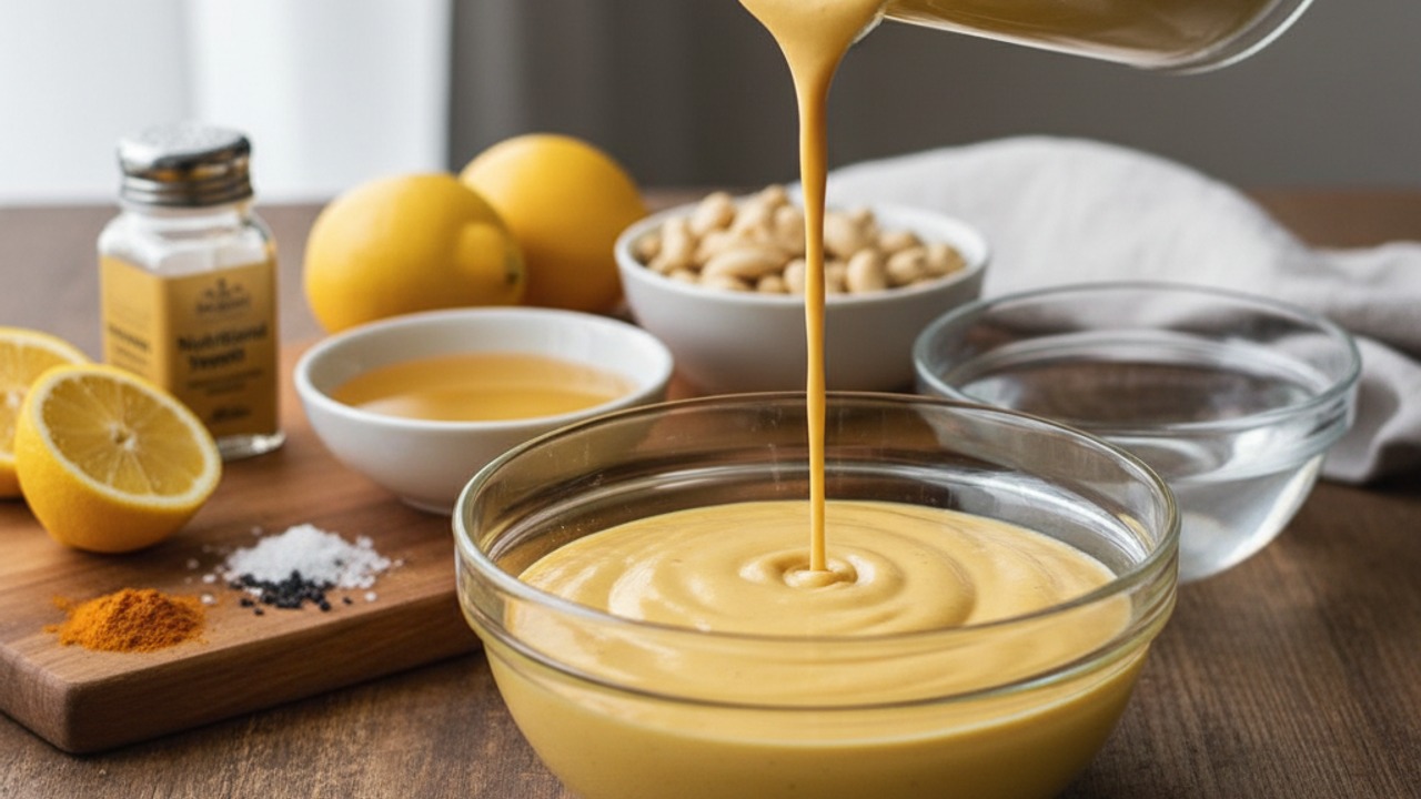 Make the cashew hollandaise