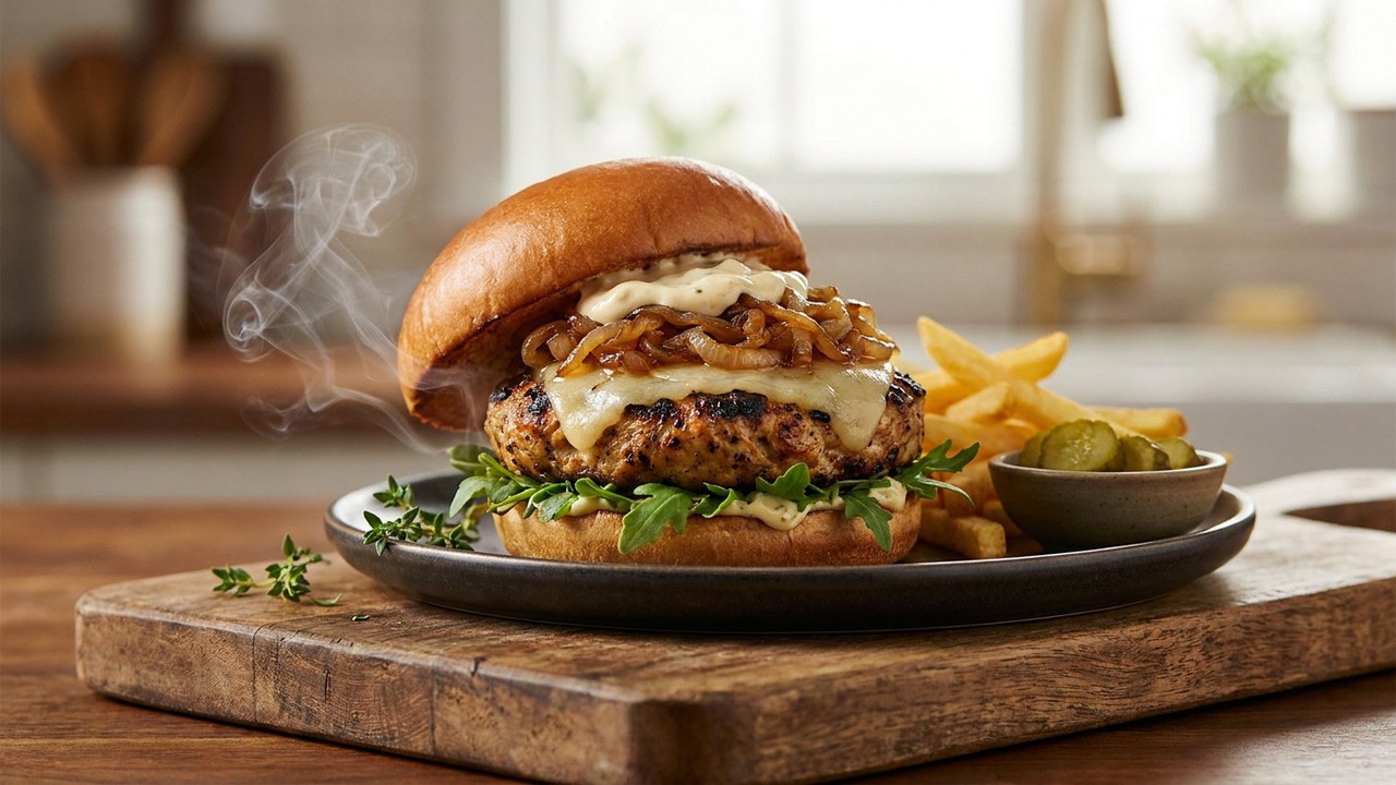 Smoked Chicken Burger