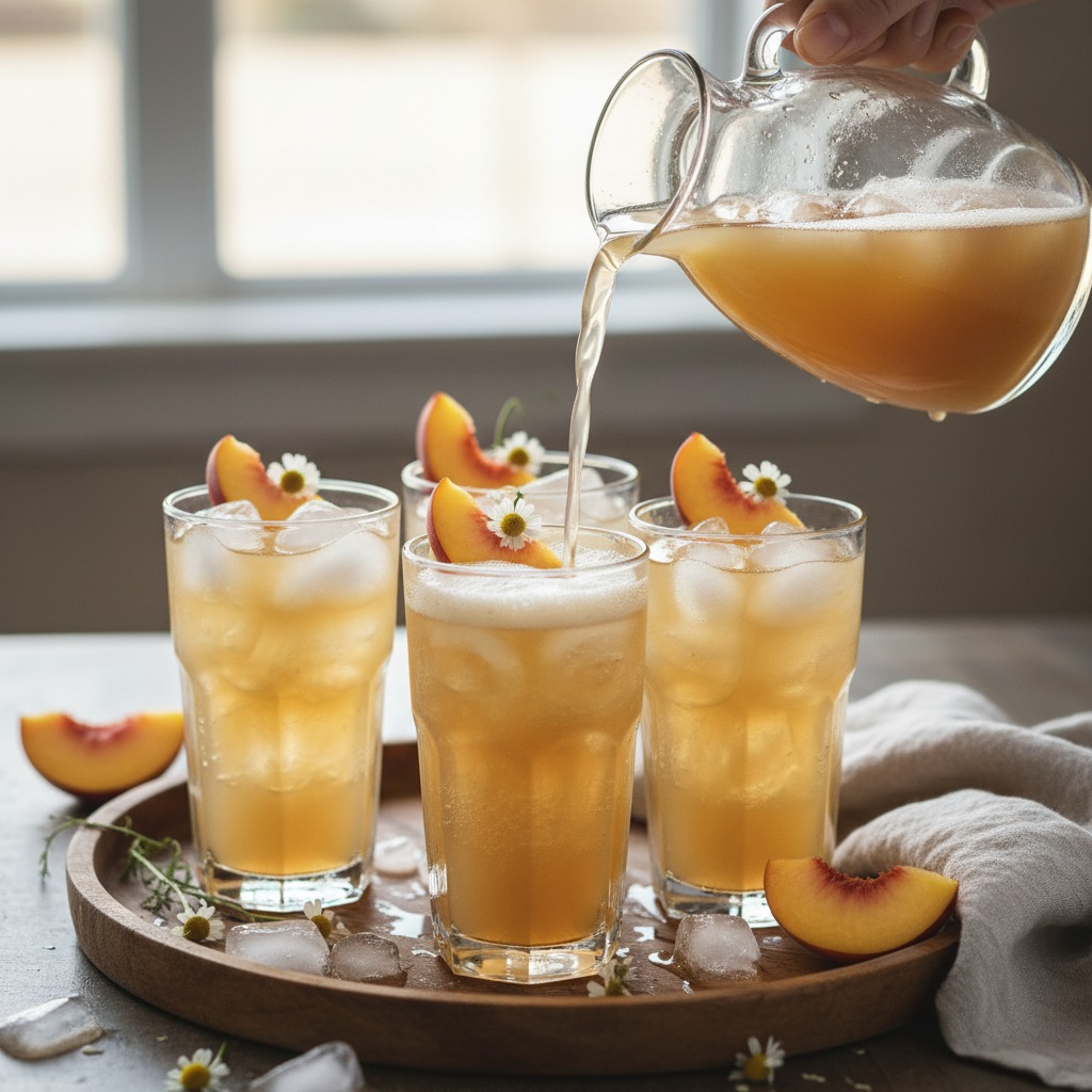 Serve over ice and garnish