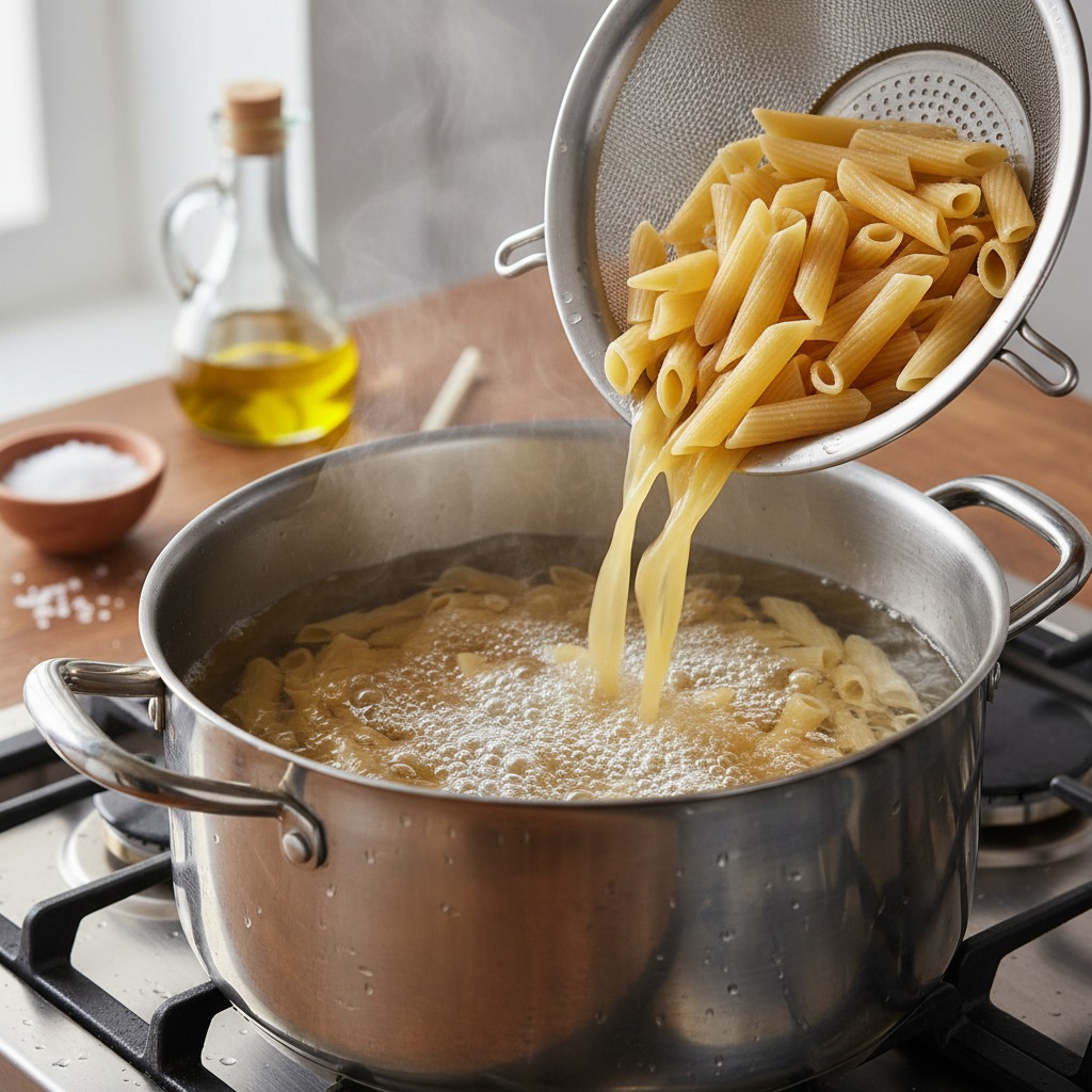 Cook the pasta
