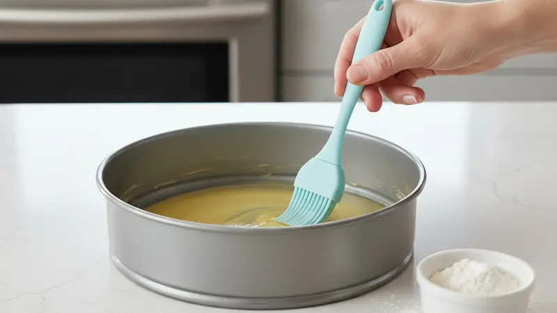 Preheat and prepare pan