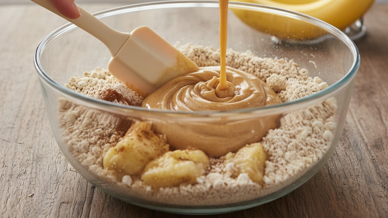 Combine wet and dry batter and rest