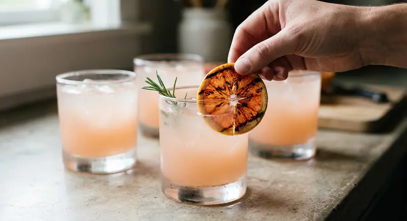 Garnish, serve, and suggested grilled pairings