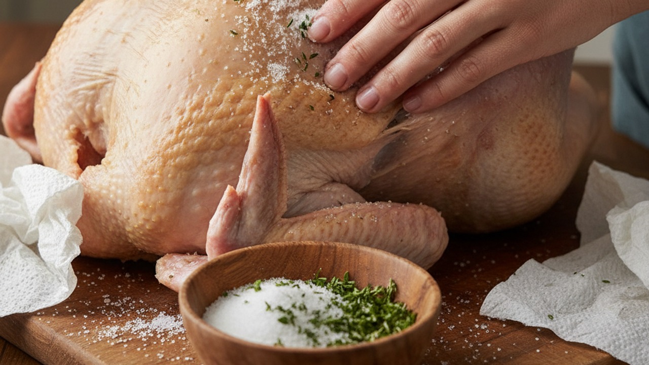 Mix and apply the dry brine