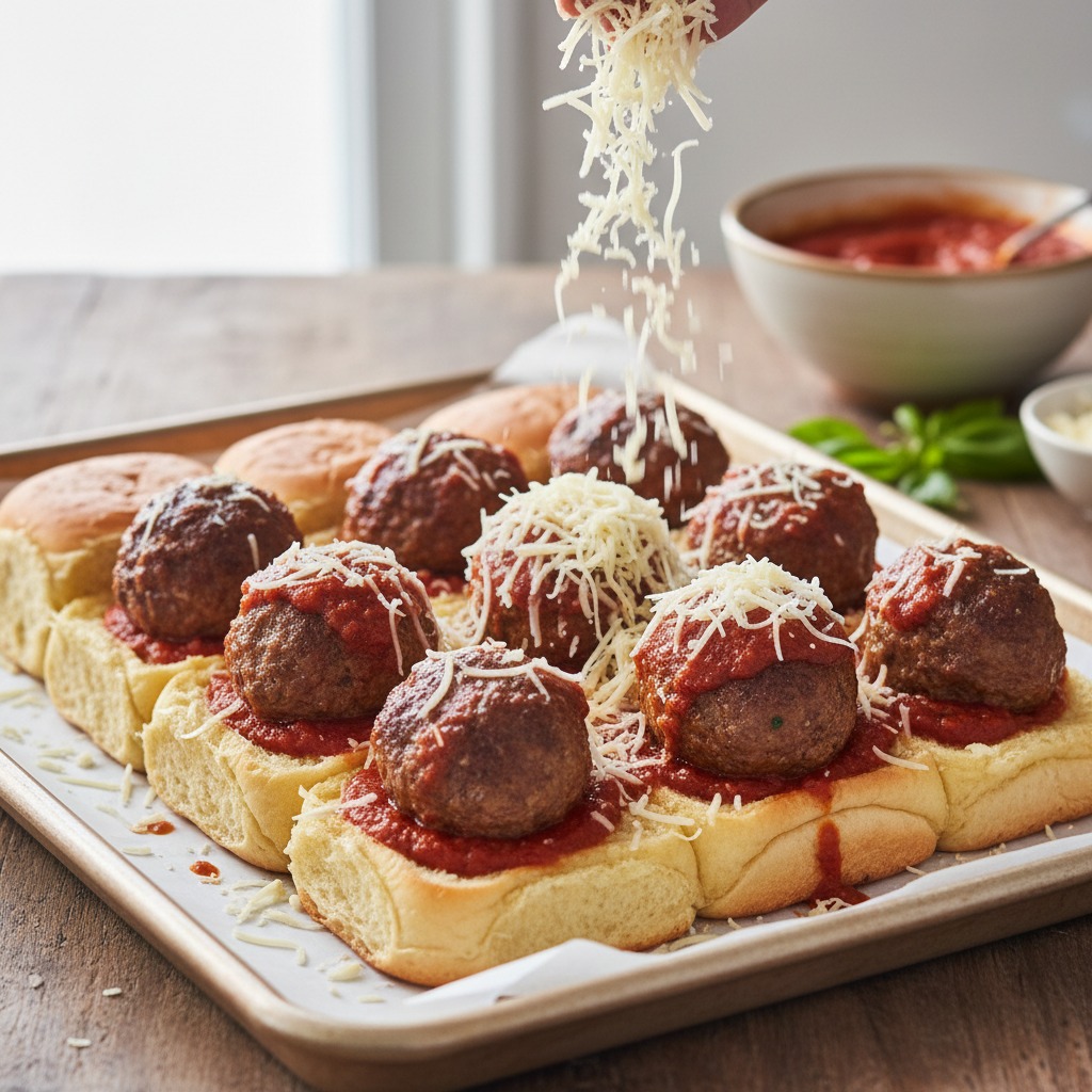 Assemble sliders with garlic butter