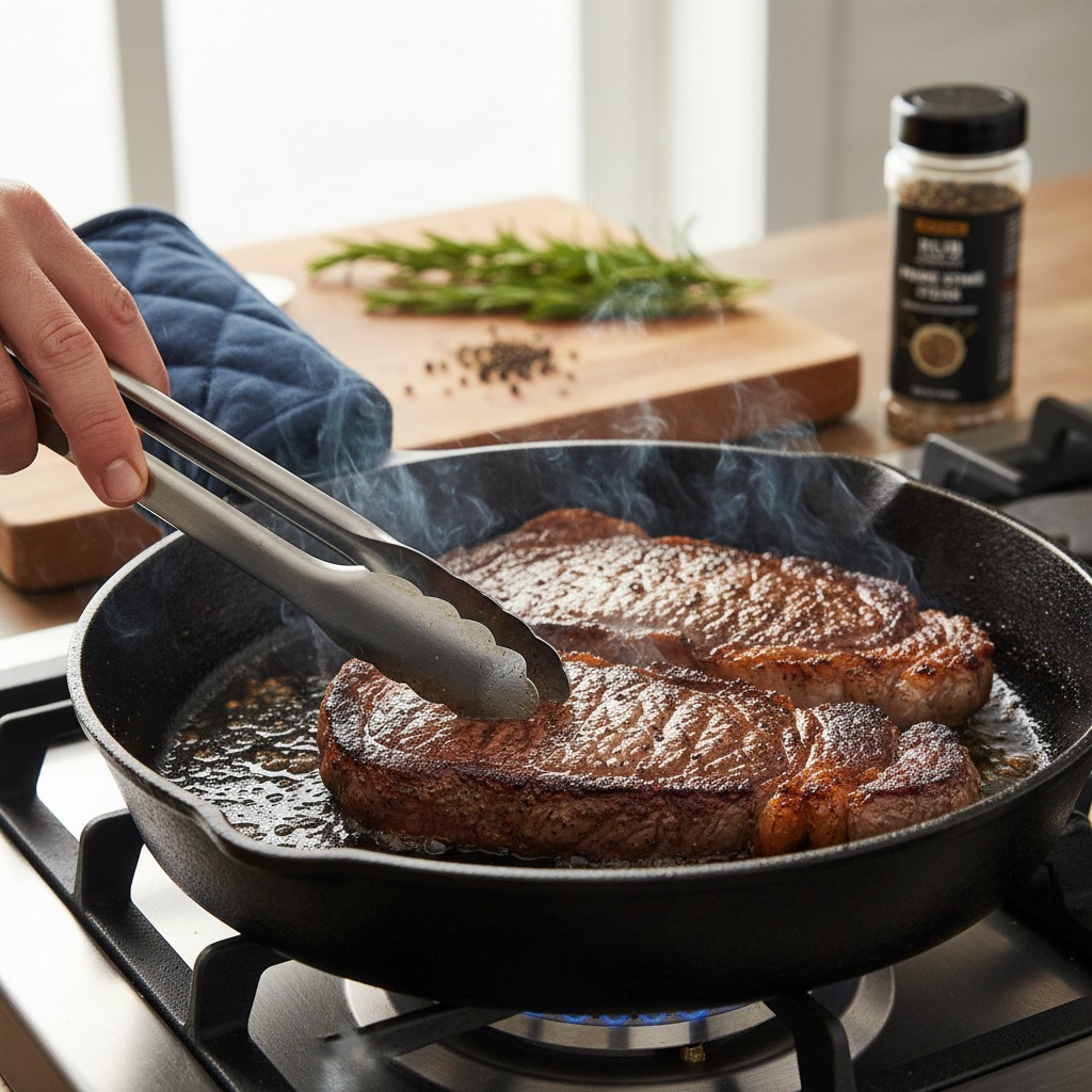 Optional: quick stovetop sear for extra crust