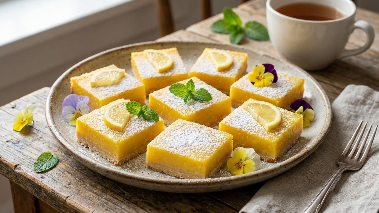 Vegan Lemon Bars