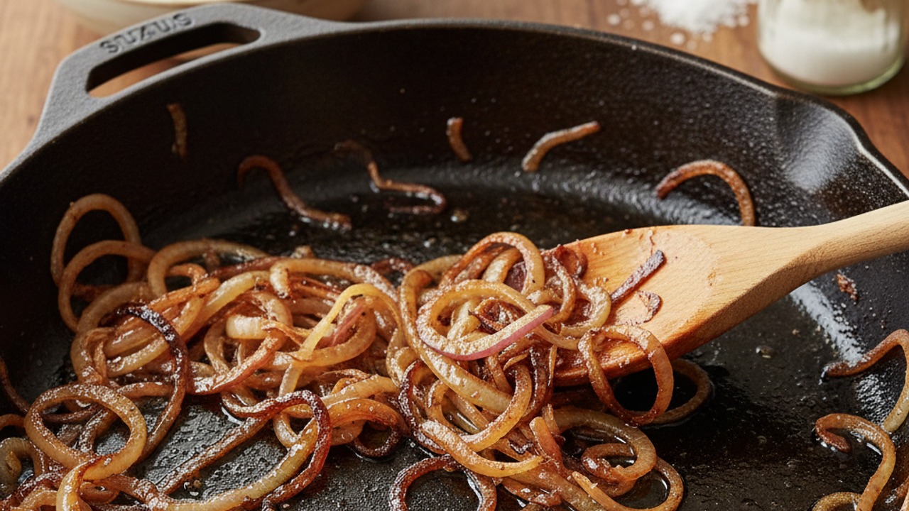 Caramelize the onions