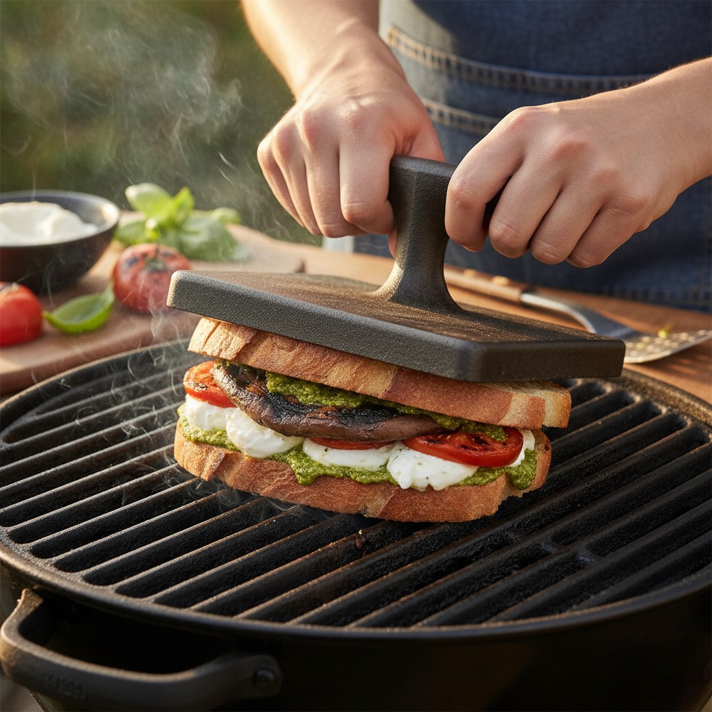 Press and finish (grill, stovetop or camp method) + swaps and tips