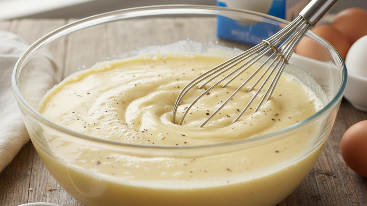 Make the egg custard