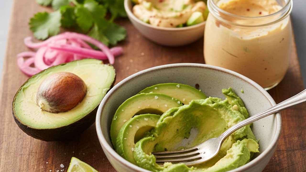 Prepare the avocado topping