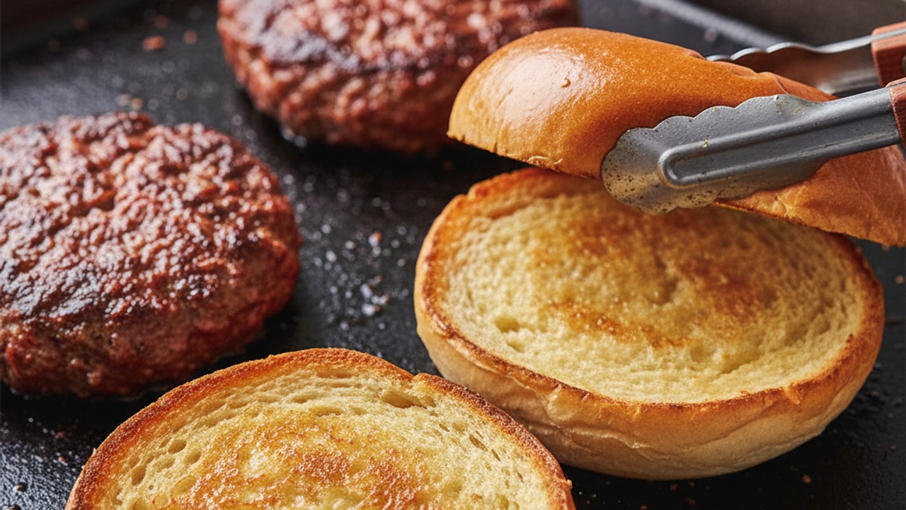 Toast the buns