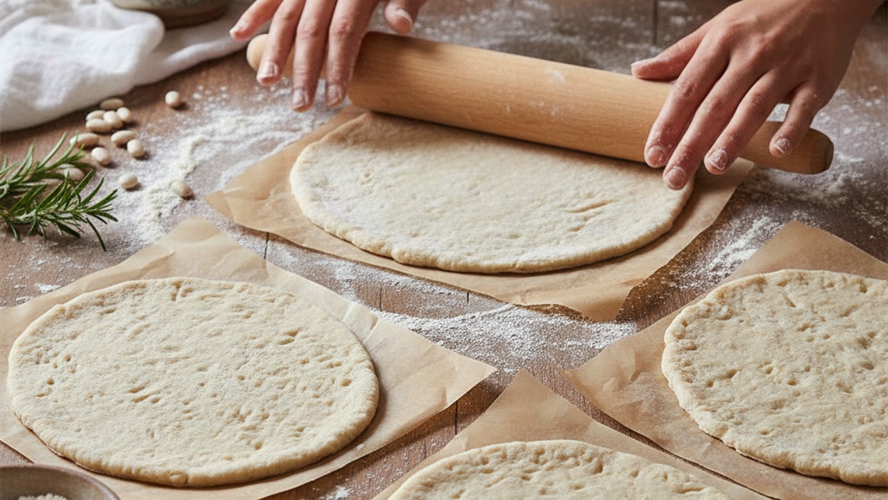 Knead and first rise