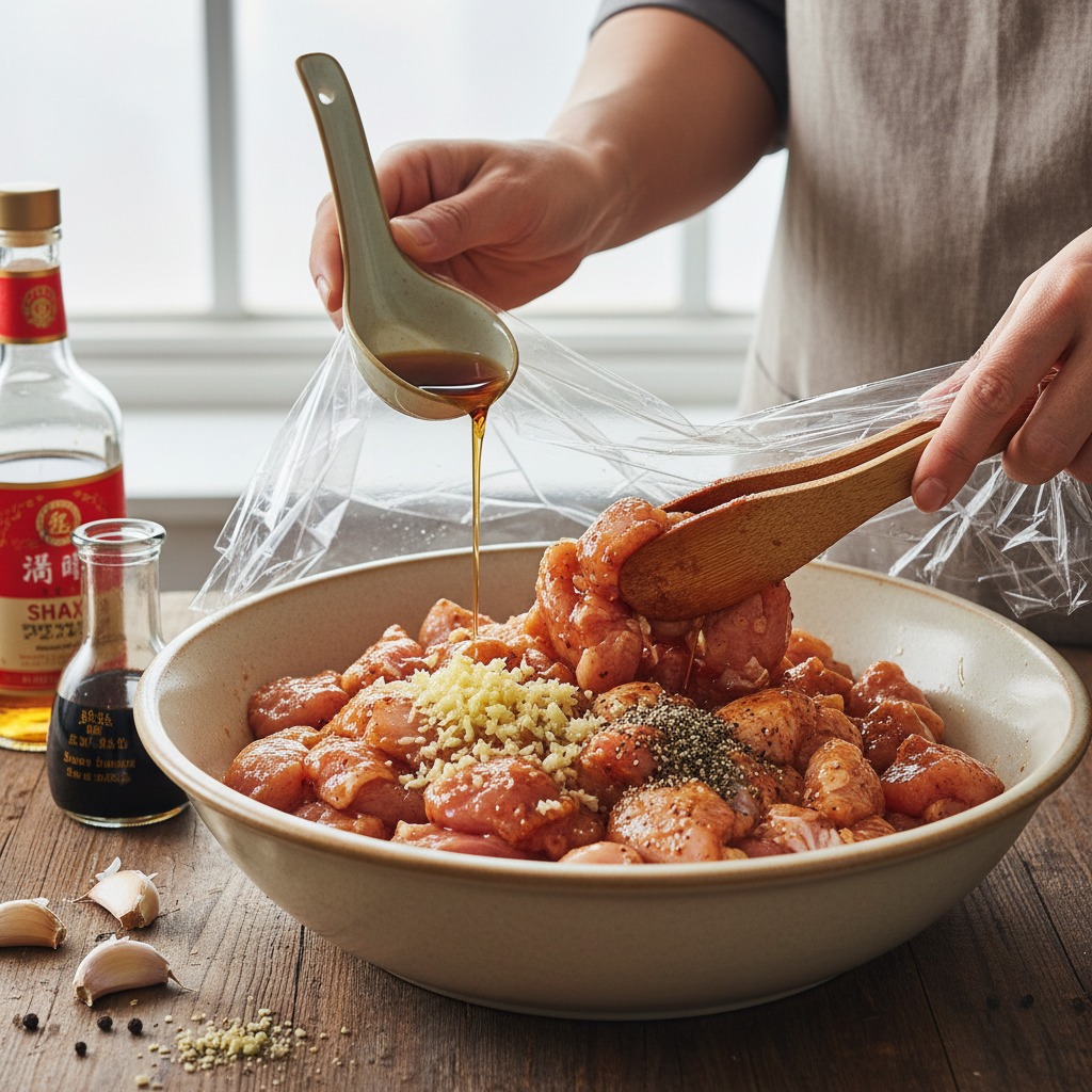 Marinate the chicken