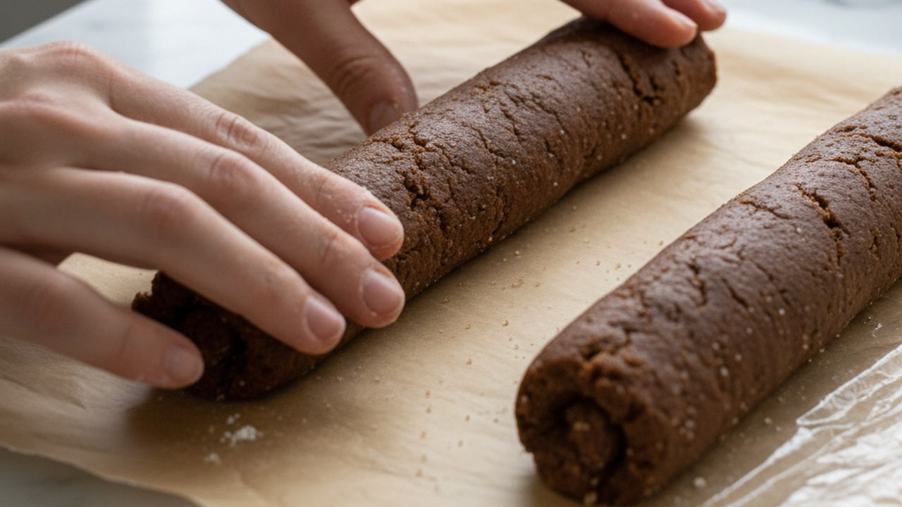 Shape the dough and chill
