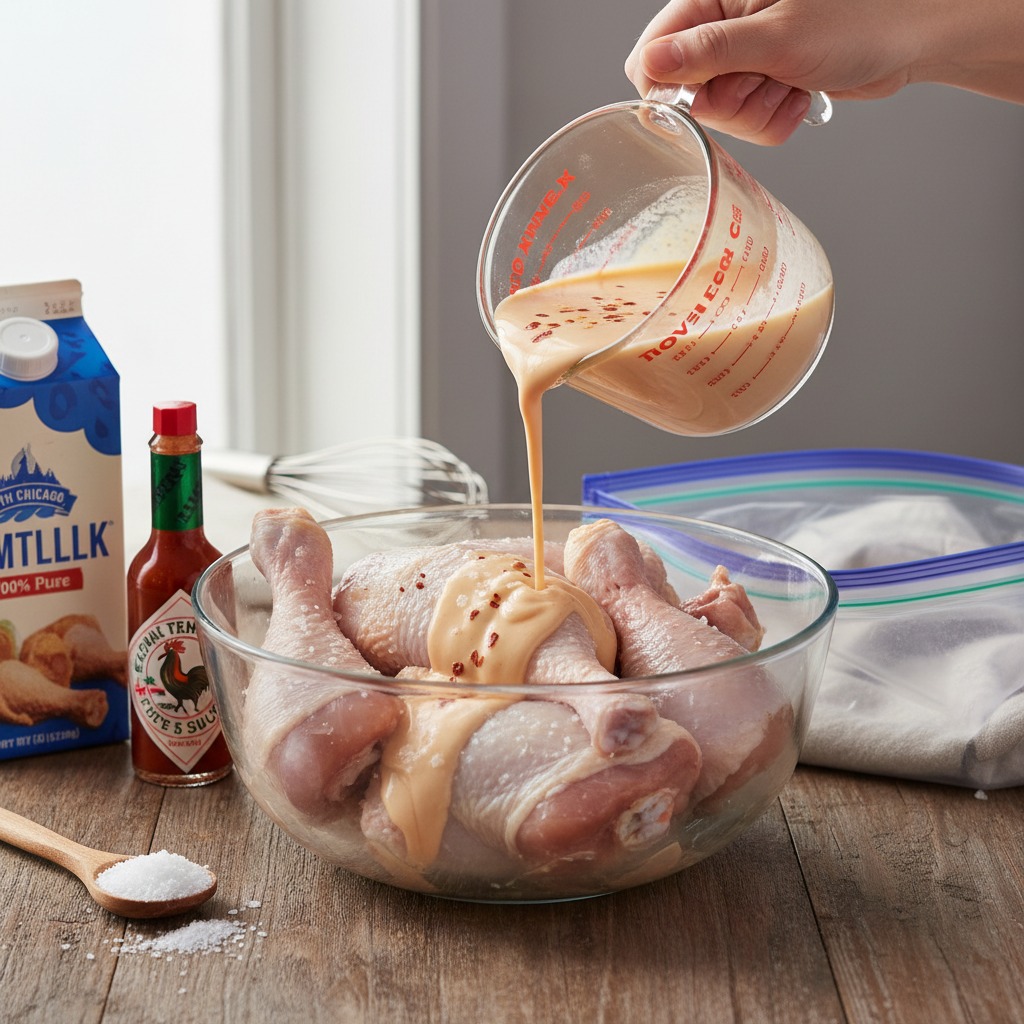 Marinate the chicken