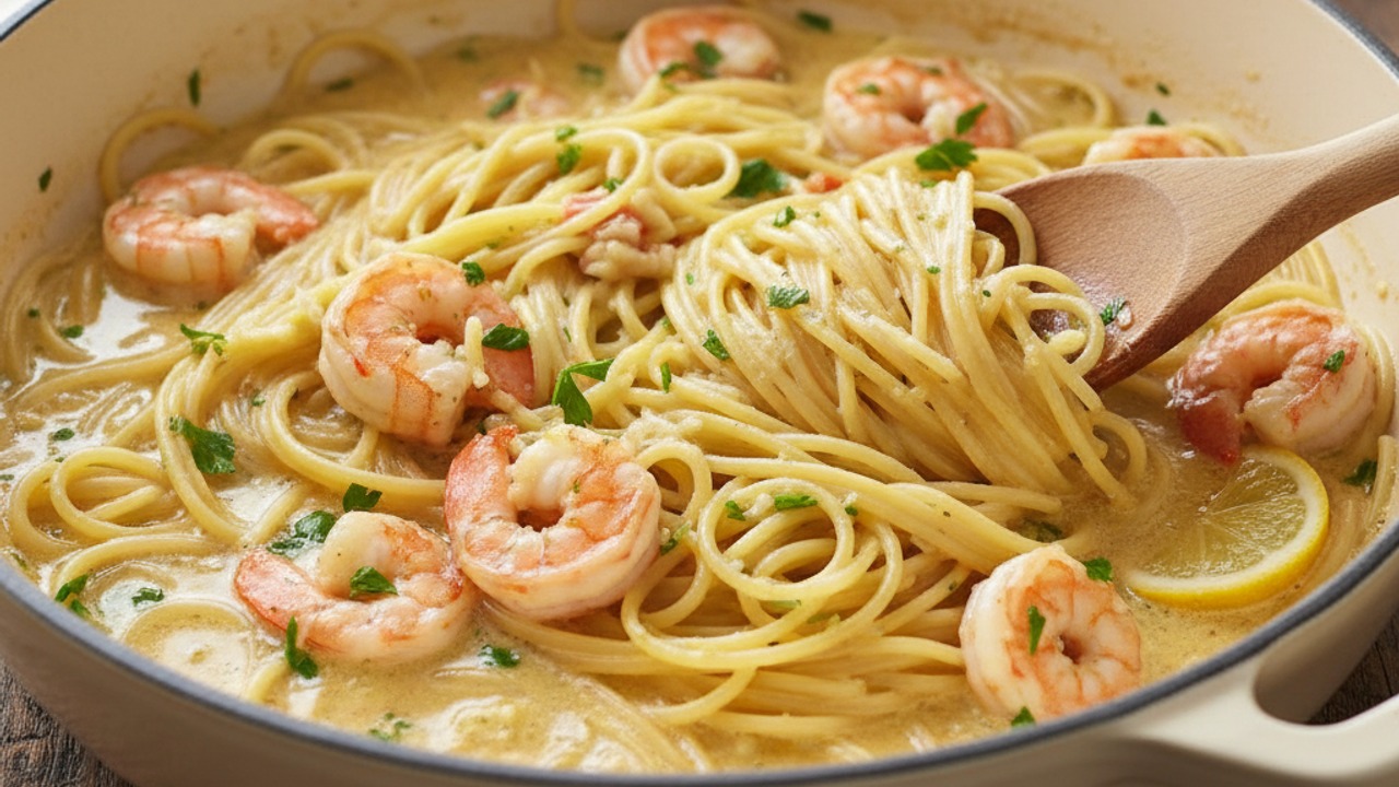 Cook pasta in the broth