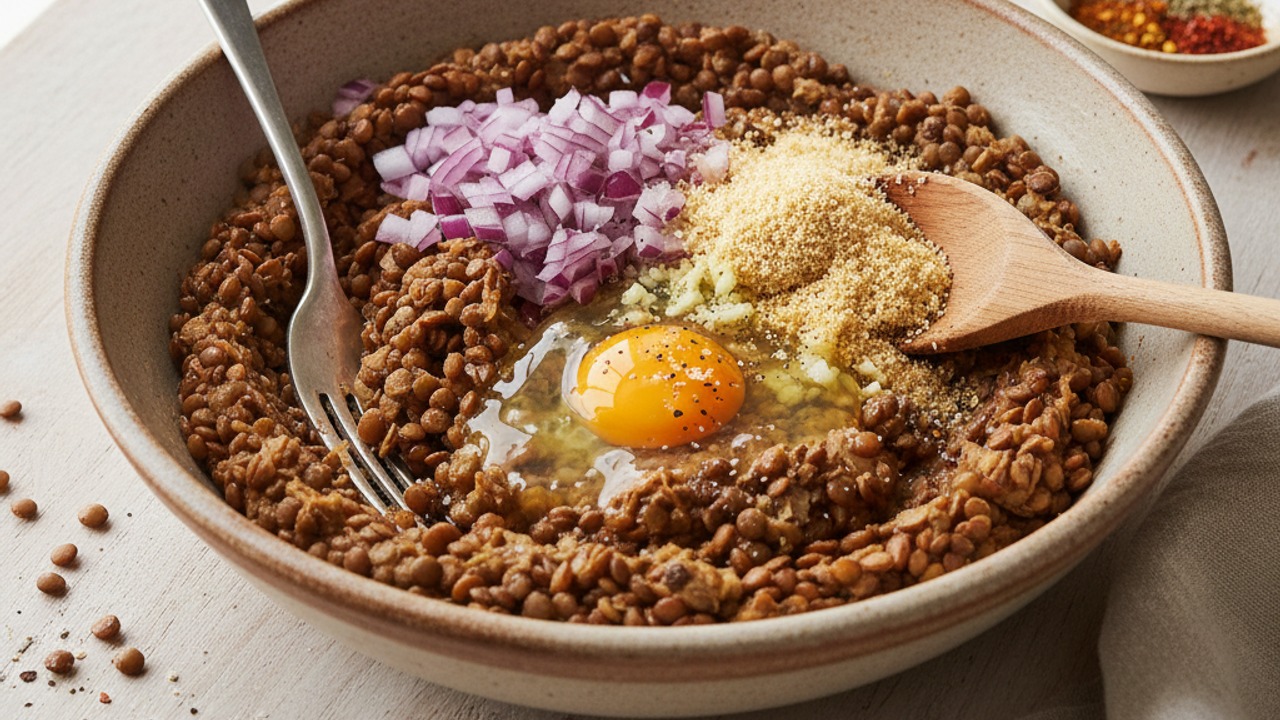 Make the burger mixture