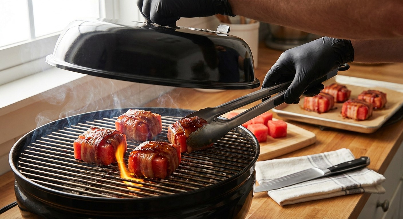 Preheat and oil the grill