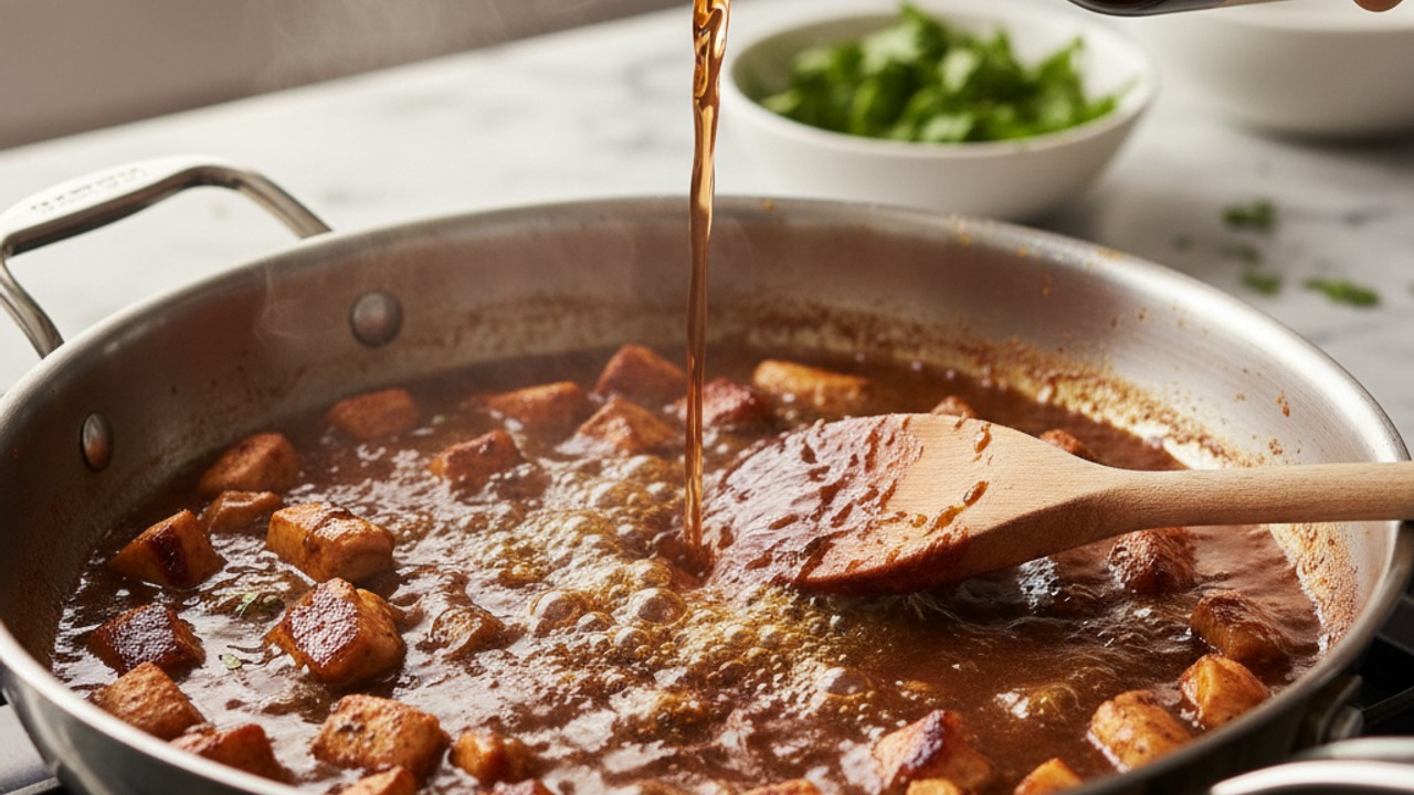 Deglaze with Marsala
