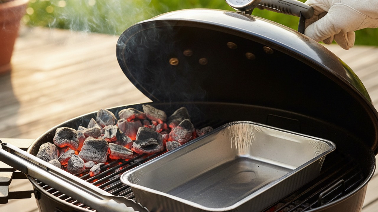 Set up the grill for indirect heat