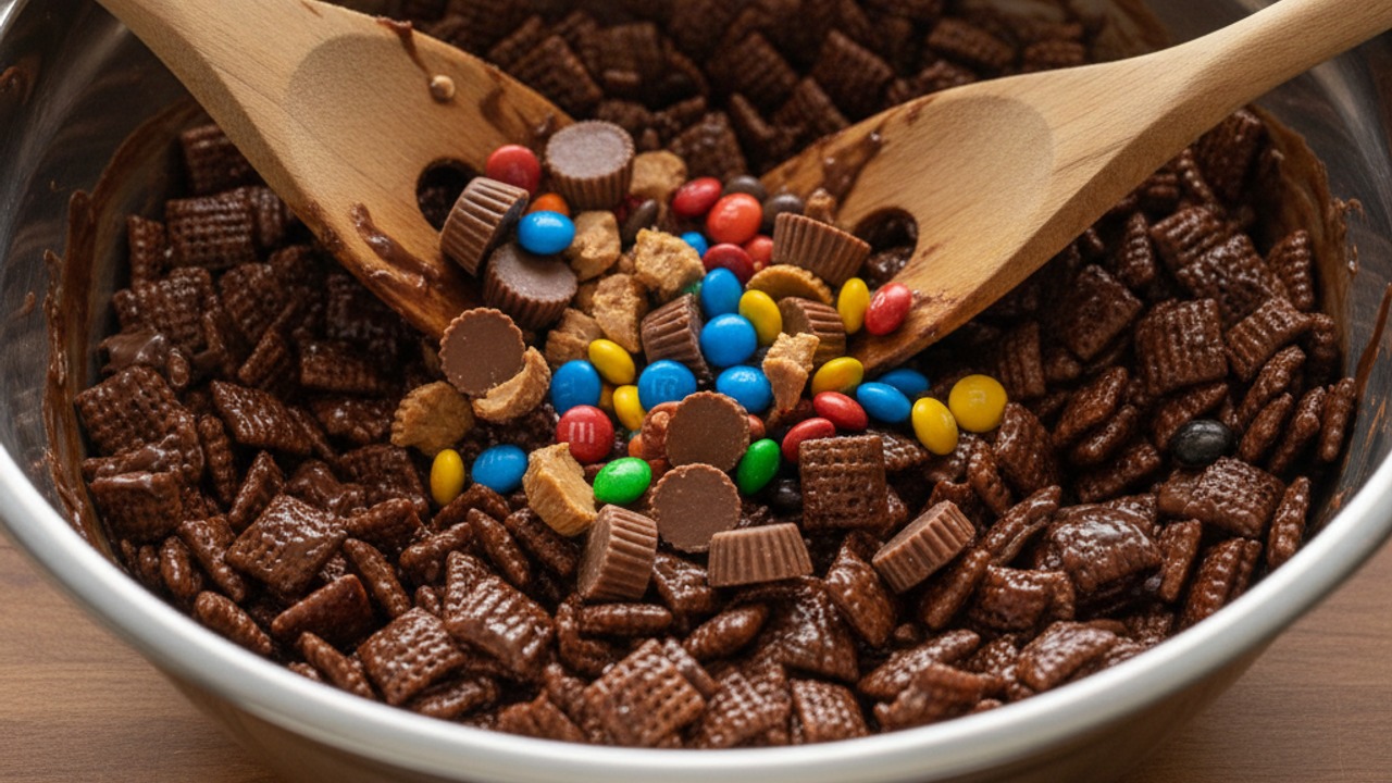 Add candies and finish