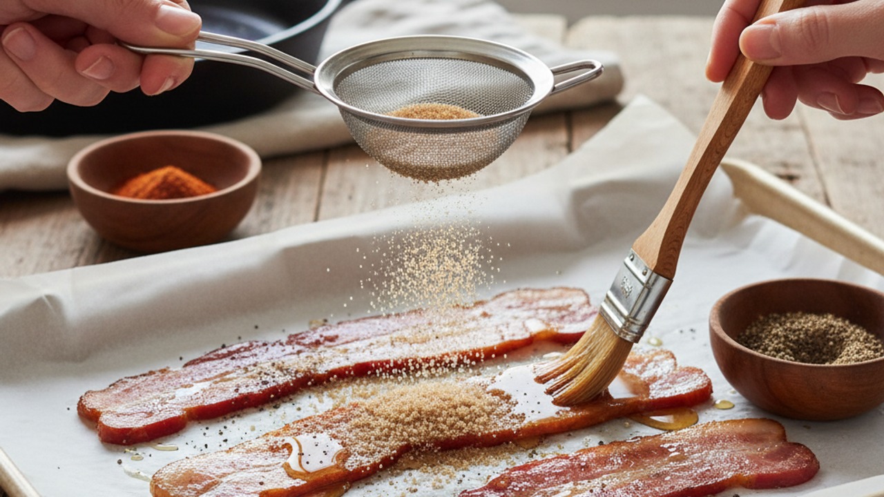 Add optional glaze or seasoning