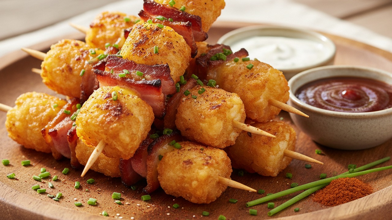 Serve and garnish