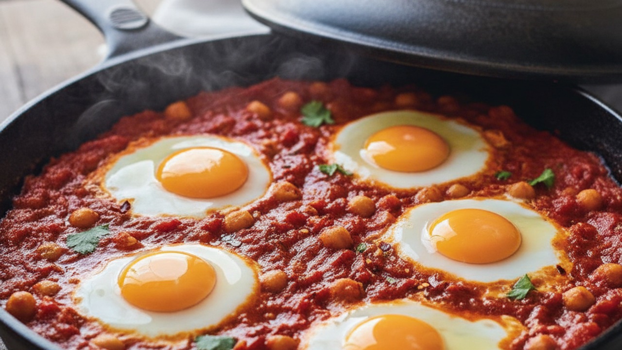 Poach the eggs
