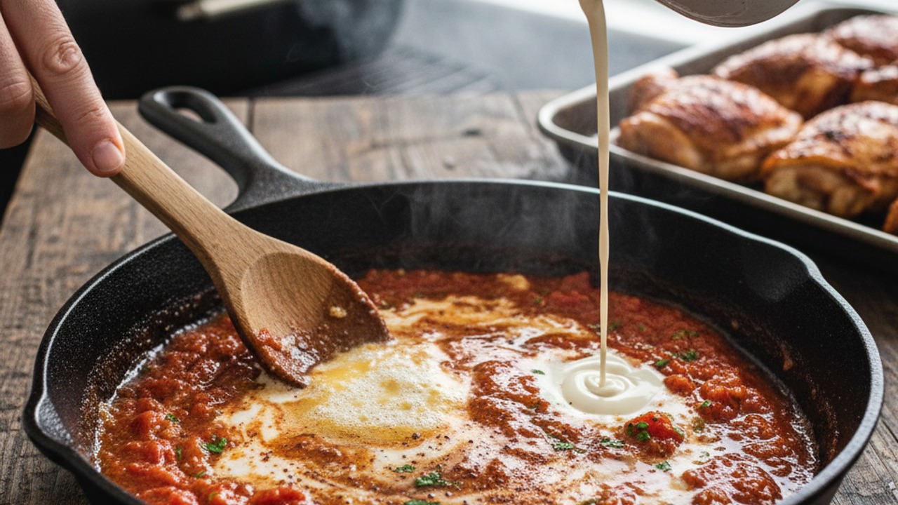 Make the butter-tomato sauce