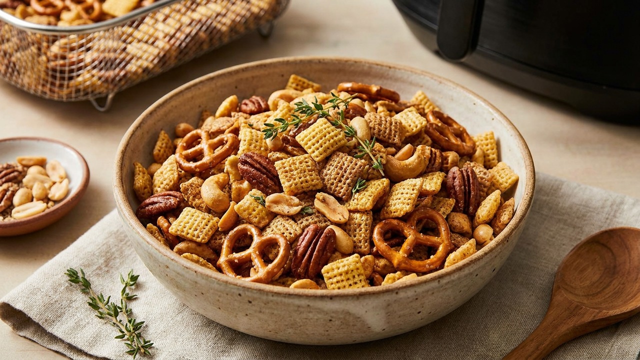 Air Fryer Chex Mix