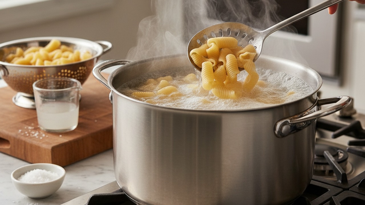 Cook the pasta