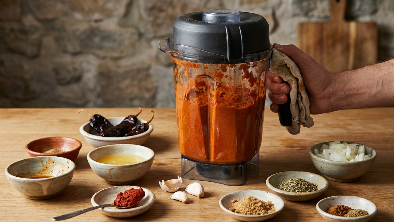 Make the al pastor marinade