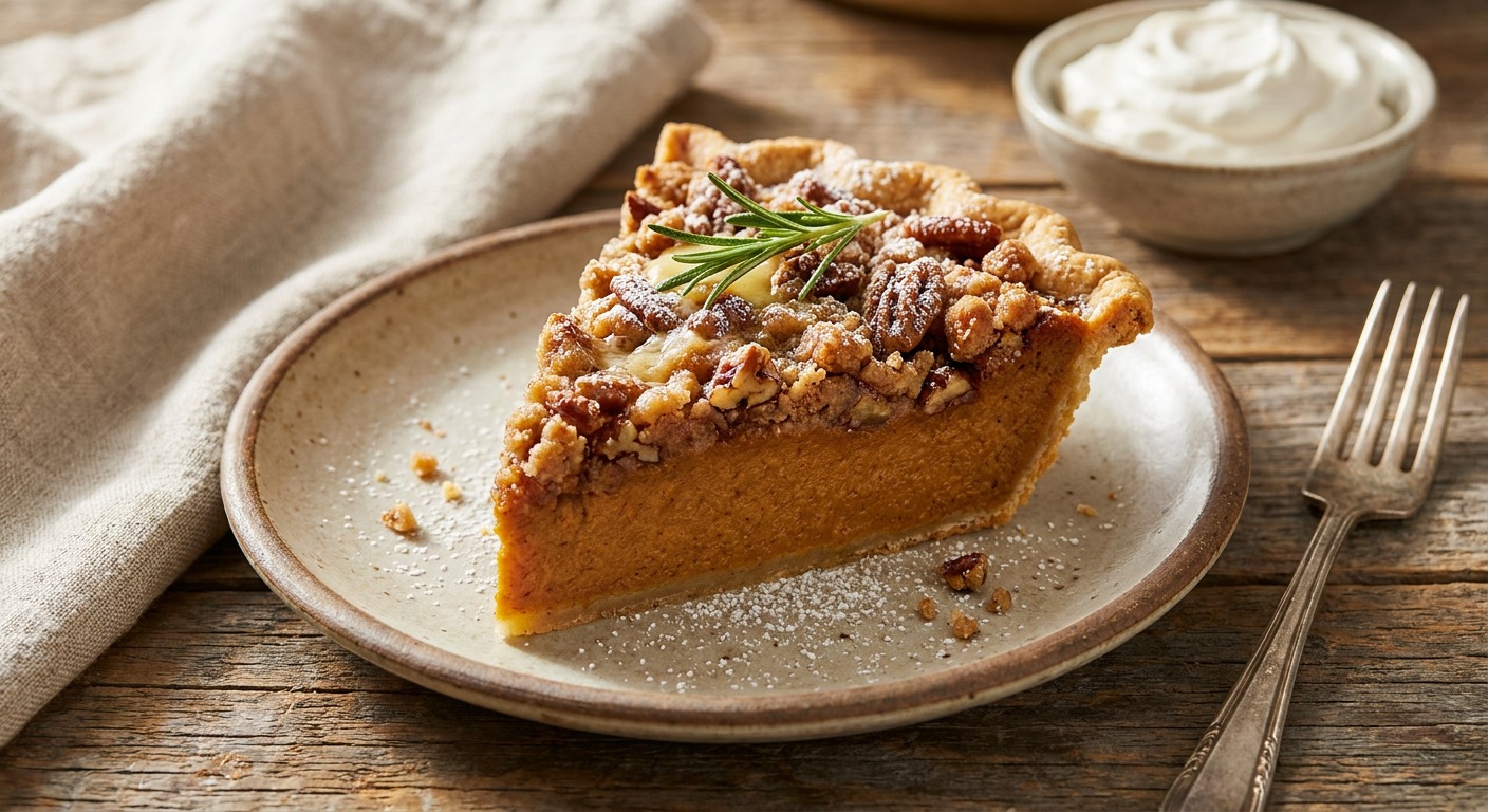 Pumpkin Pie Pecan Streusel